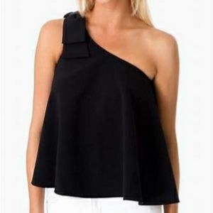 Saloni "Cat" One Shoulder Top. Sz 0